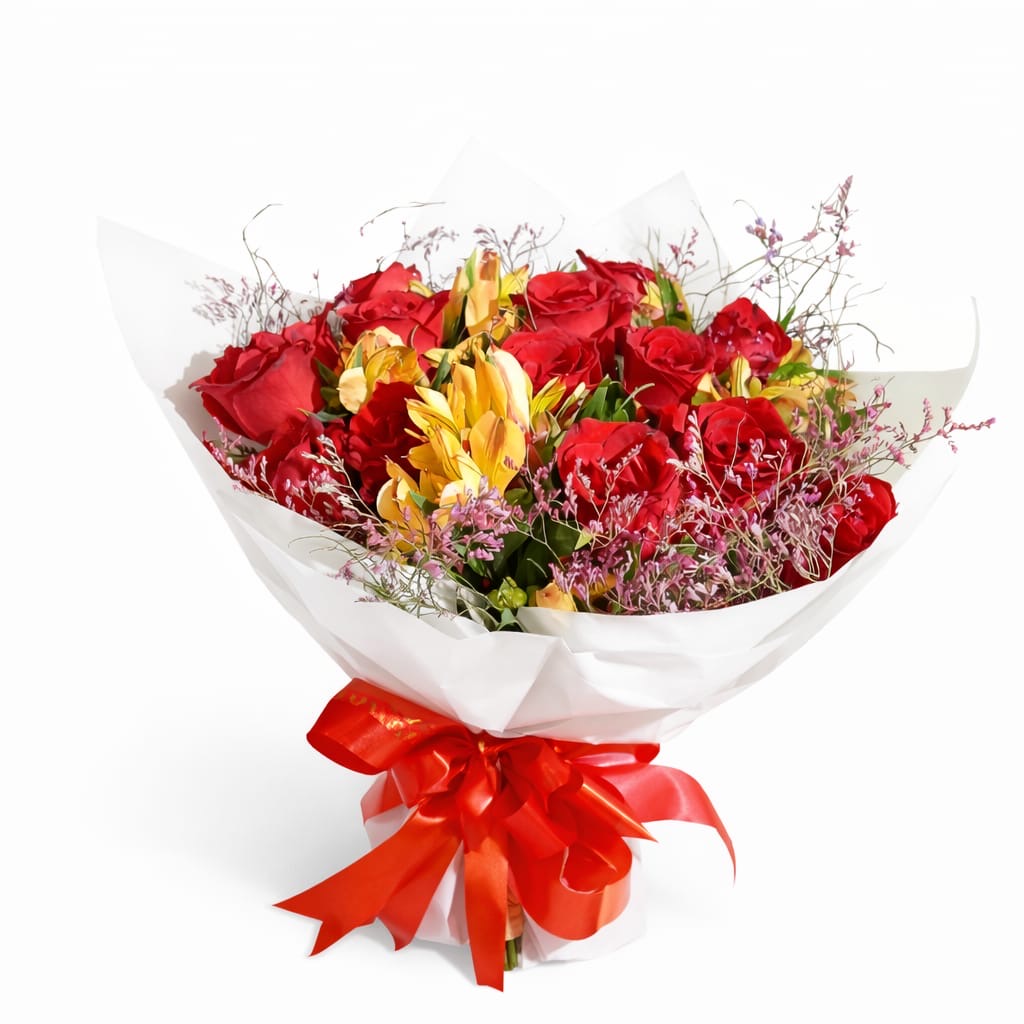 buque honra 12 rosas importadas