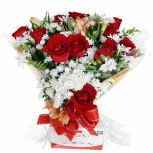 buque apaixonado red 6 rosas importadas