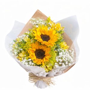 Mini Buquê girassol Sereno