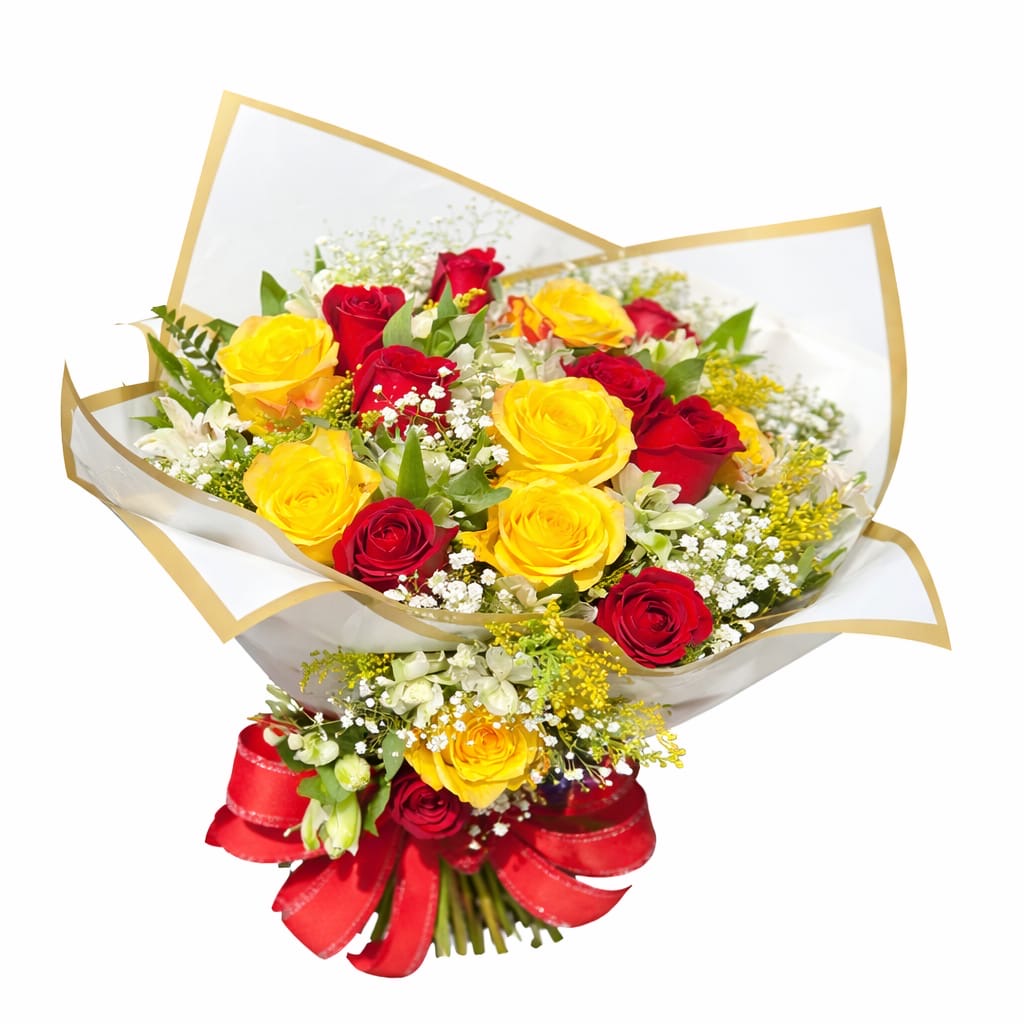 buque primavera 12 rosas nacionais