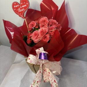 Vaso de Begônia Rose P