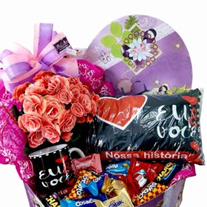 Cesta de Chocolates Amor Verdadeiro