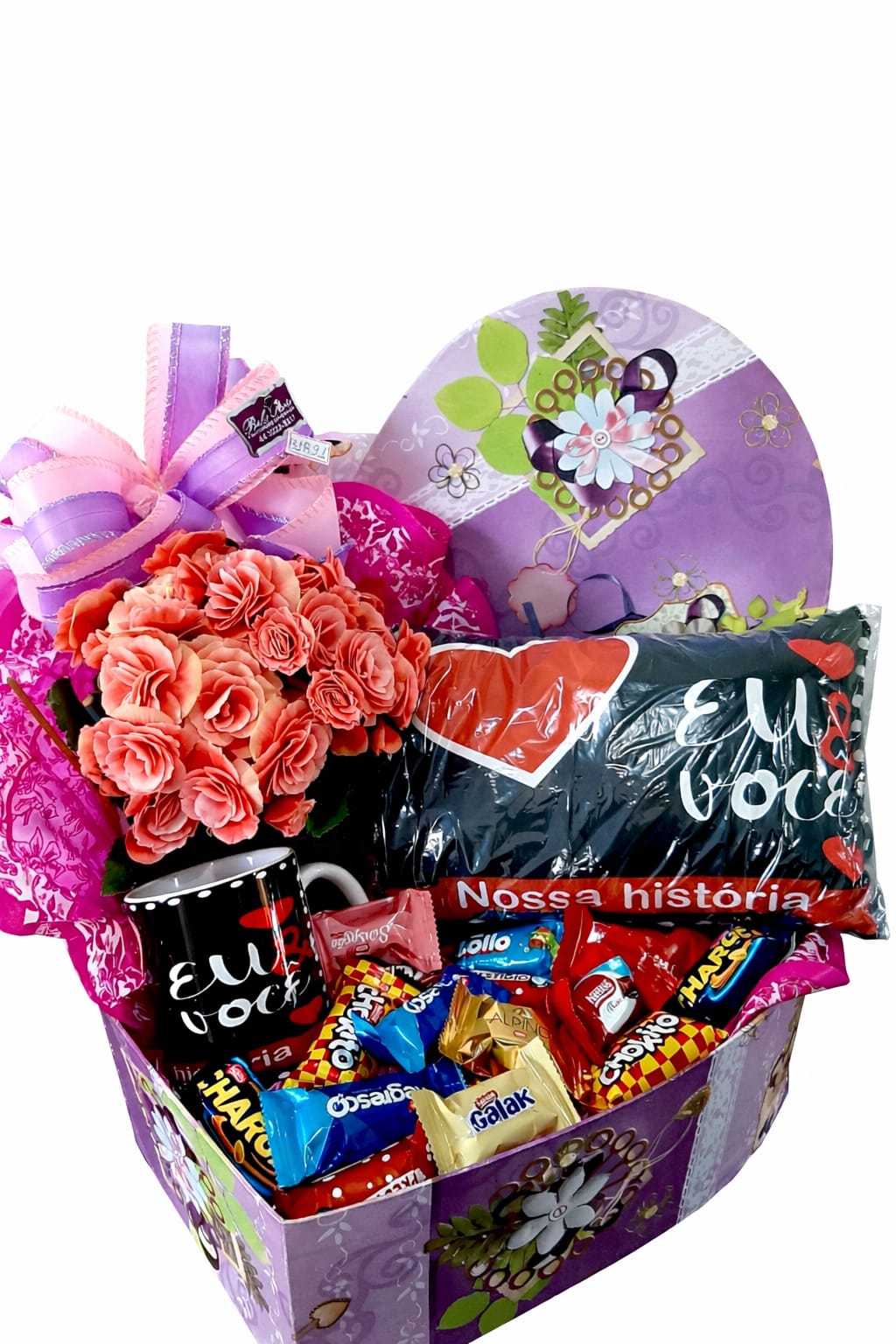 Cesta de Chocolates Amor Verdadeiro