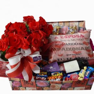 Cesta de Chocolates Amor Inesquecível