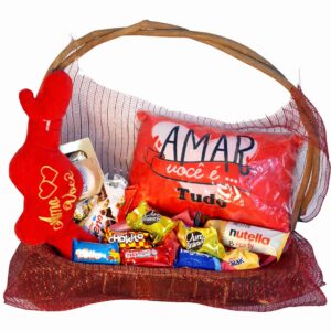 Cesta de Chocolates Amor Perfeito
