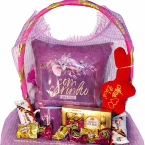 Cesta de Chocolates Carinho Especial
