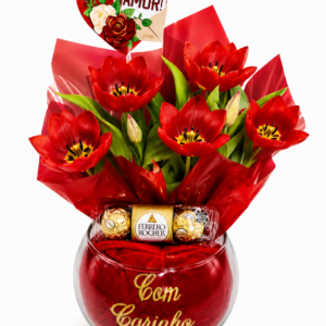Tulipa Encantada Com vaso