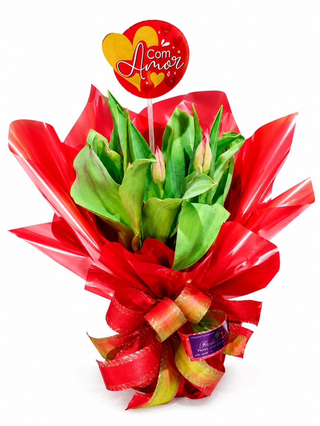Tulipa encantada vermelha - Imagem 2