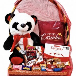 Cesta Amor e Chocolates
