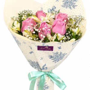 Buquê Delicadeza Rosa