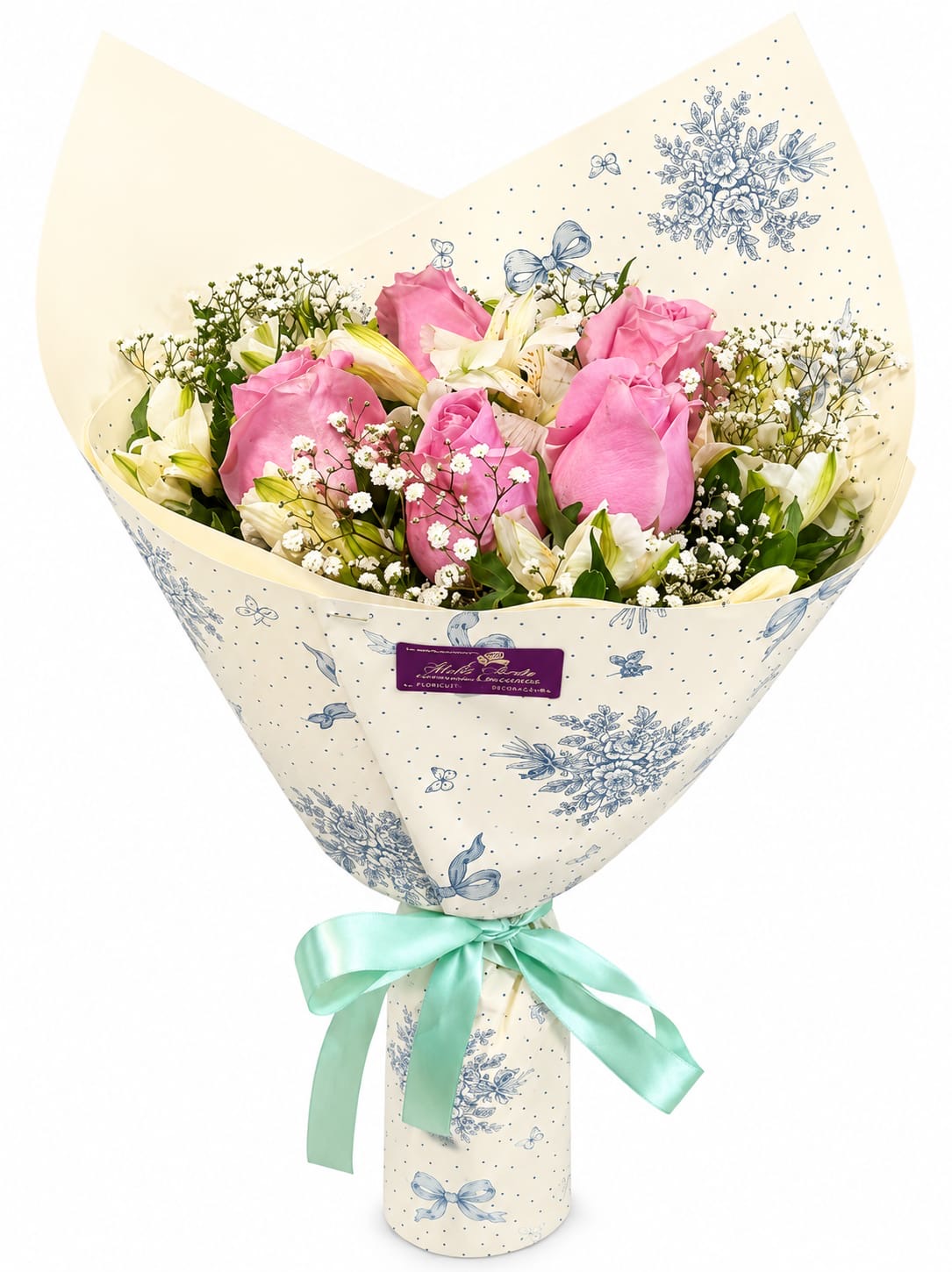 Buquê Delicadeza Rosa