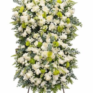 Coroa de flores Nobres brancas
